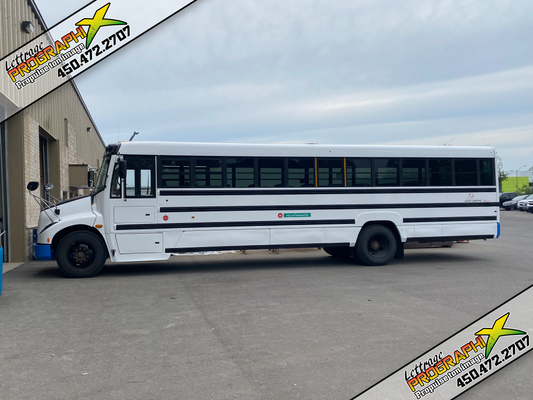 Habillage complet d'un autobus scollaire