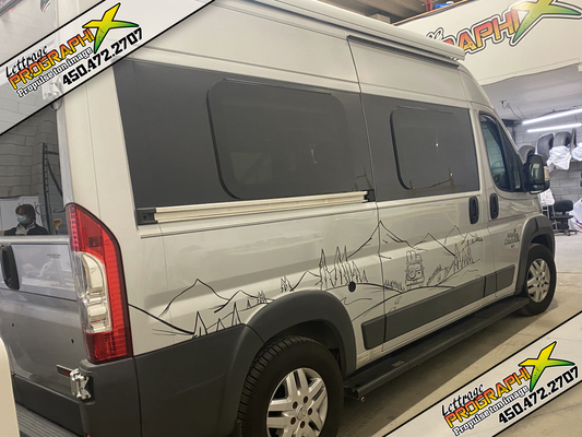 Lettrage de camion Vr Safari Condo