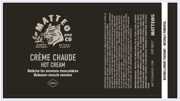 Matteo - Crème chaude
