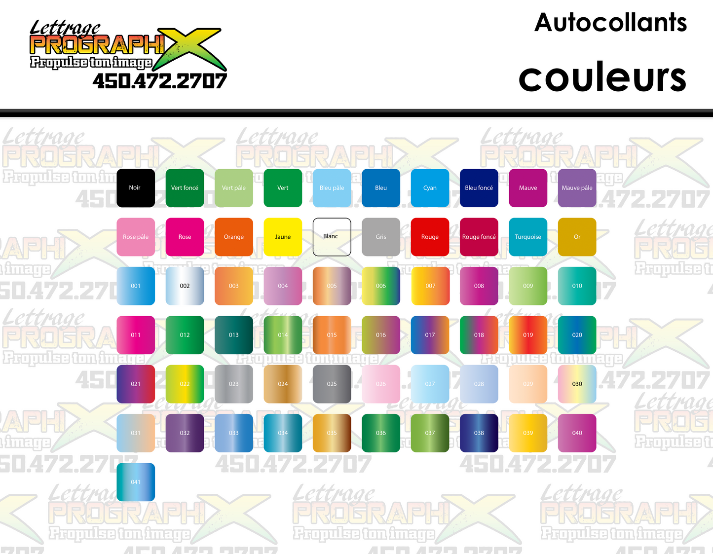 24 autocollants 30 x 30 mm